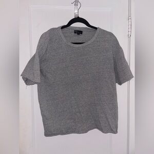 Topshop Gray Short Sleeve Tee
